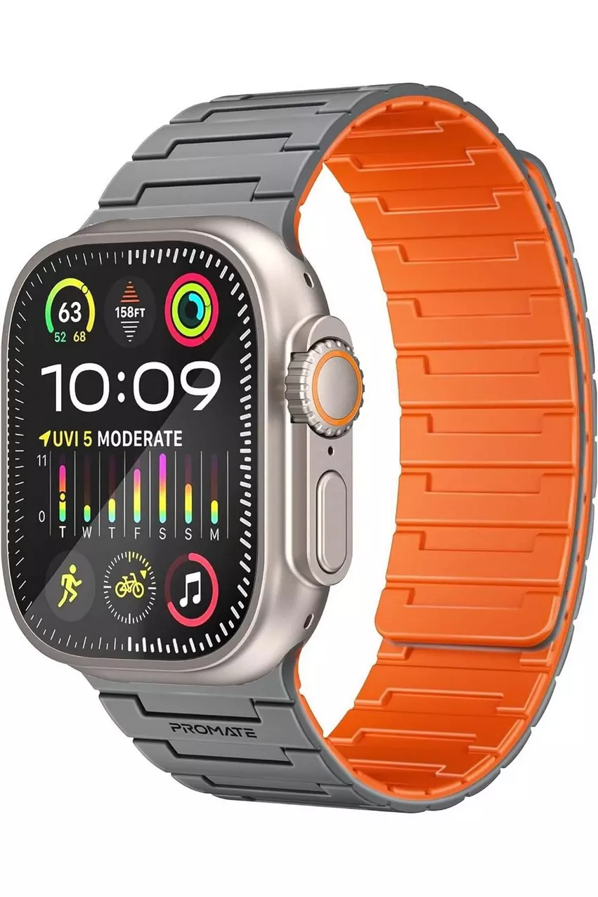 Promate Magnetic Watch Strap Grey