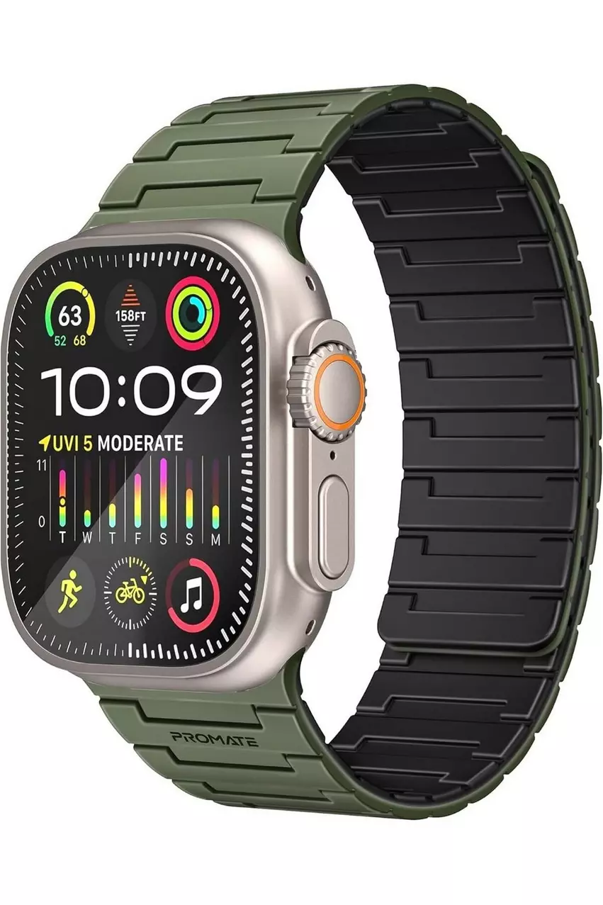 Promate Magnetic Watch Strap Green