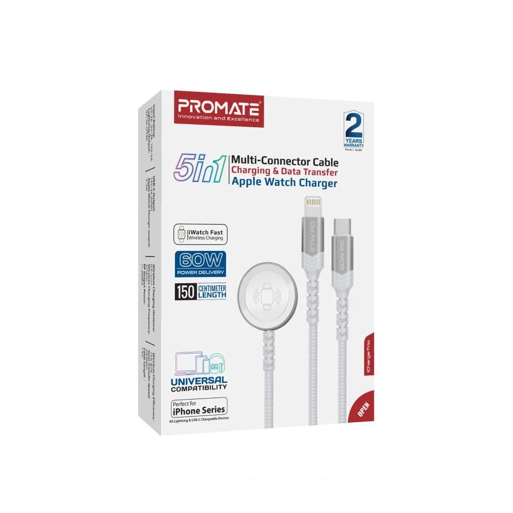 Promate 5-in-1 Multi Cable 60W
