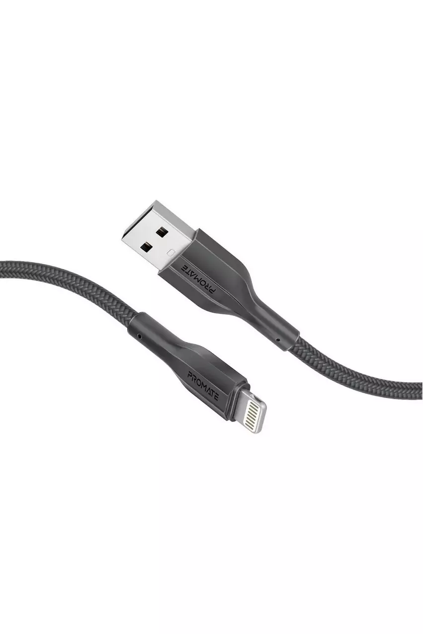 Promate Lightning Cable 2m Black