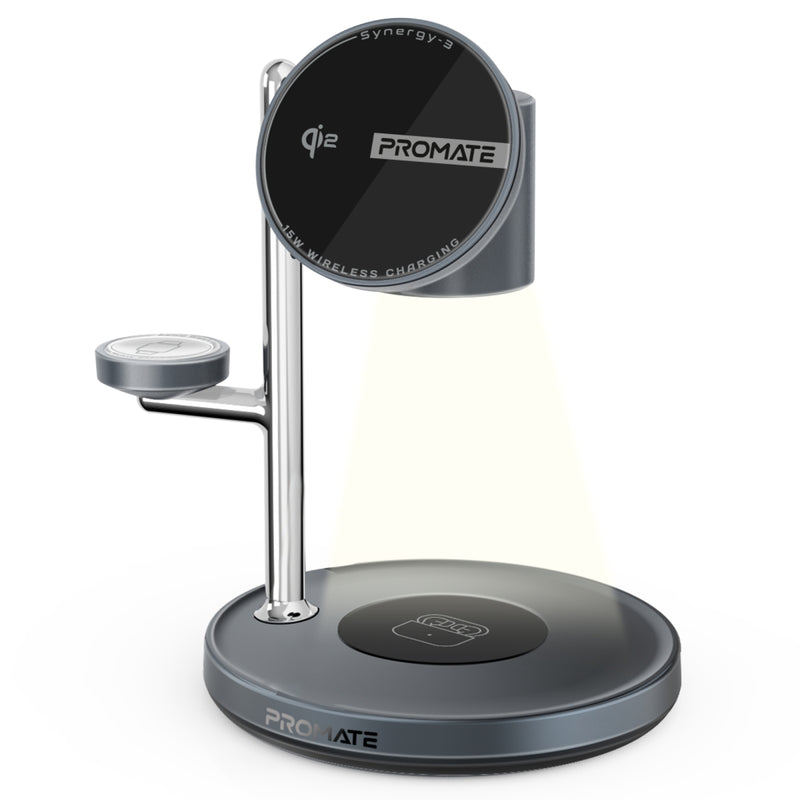 Promate 4-in-1 Wireless Charging Station 65W with MagSafe
